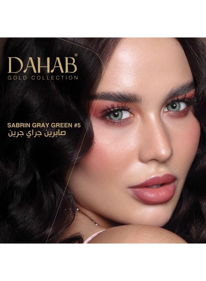 Dahab Daily Lenses Sabrin Gray Green -#5 - Image 3