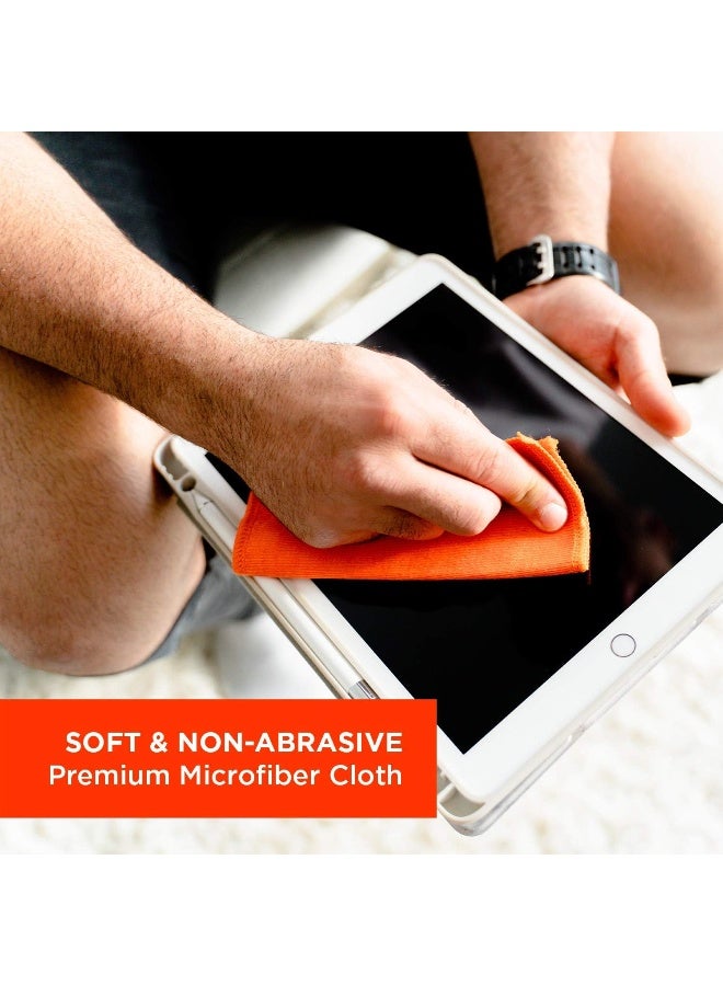 WHOOSH! Screen Cleaner Spray and Microfiber Cloths Duo - 3.4 fl oz & 0.3 fl oz for Electronics - Image 5