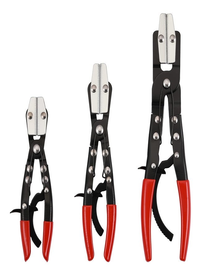 Mayouko Metal Hose Pinch Off Pliers, Automatic Locking Ratcheting, Pliers for Coolant Hose, Radiator Hose, Fuel Hose, Carbon Steel, 8", 10", 12" - Image 1