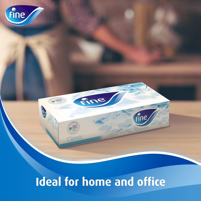 Fine مناديل الوجه الكلاسيكية الفاخرة - 24 علبة - Image 2