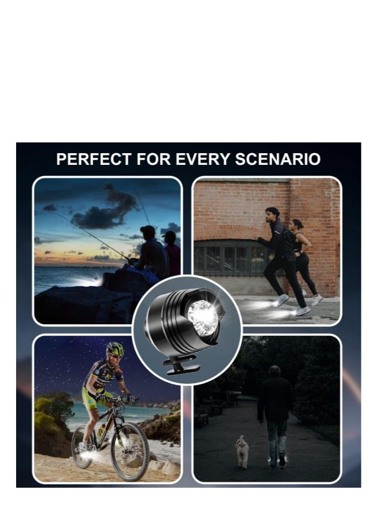 Y&D Running Lights, 2 Pcs Safety Lights for Walking at Night, Runners Shoe Waterproof, light, headlights Used Dog Walking, Tours Camping, Suitable Adults Kids - Image 4