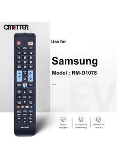 OMETTER RM-D1078+ Universal LCD Replacement Simplicity for Samsung Smart TV Remote Control  - Image 2