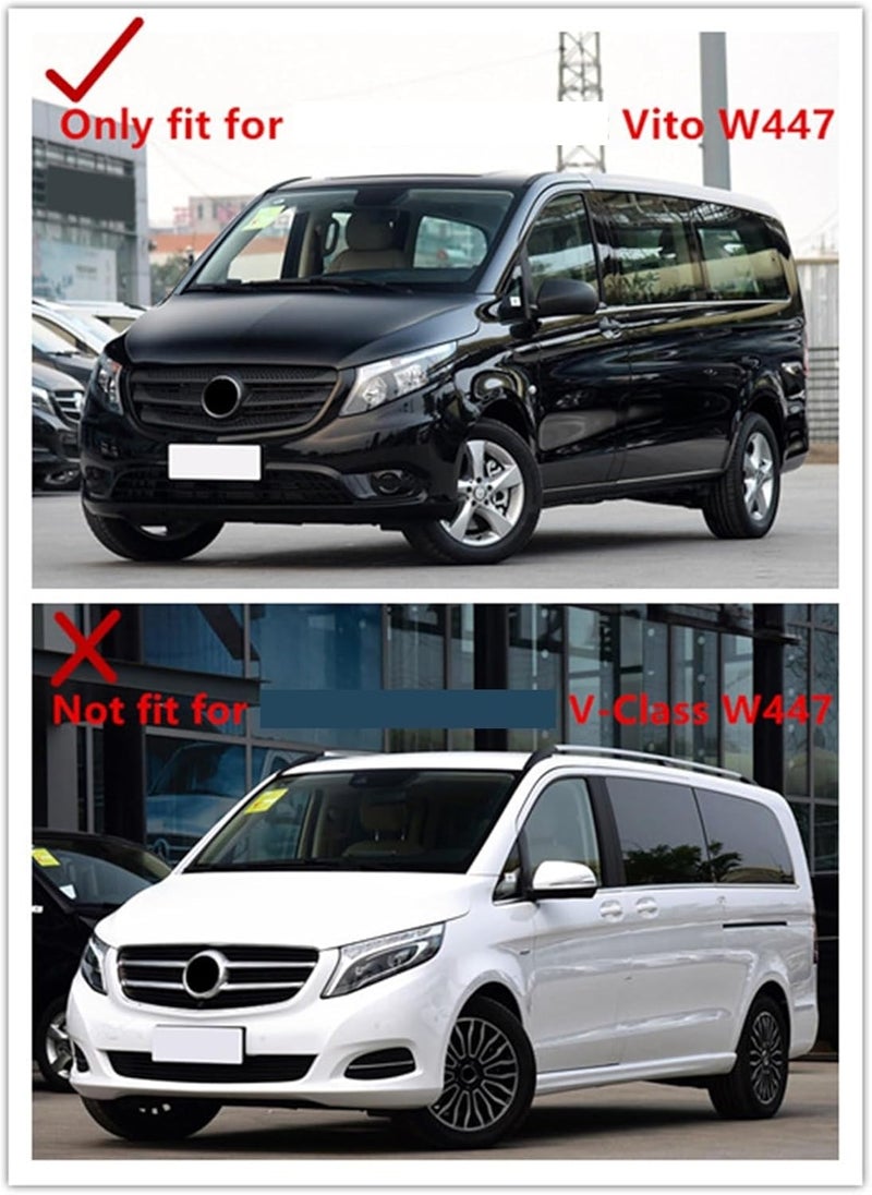 QASULER 2PCS ABS Chromed Rearview Mirror Eyebrow Cover - Image 4