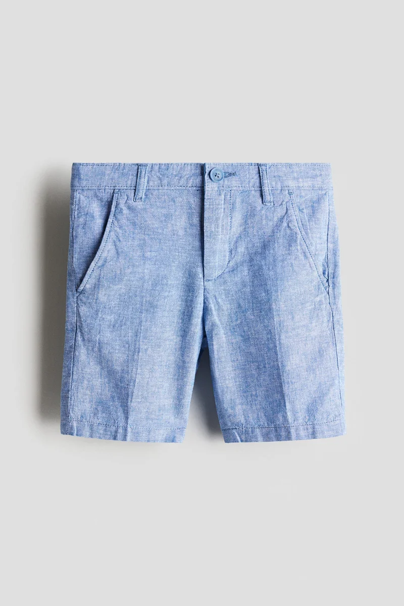 H&M Linen-blend chino shorts