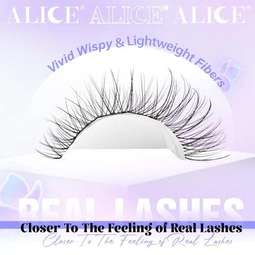 Alice Natural Lash Clusters Wispy Cluster Eyelash Extensions 168pcs Individual Lashes 8-16mm C-Curly DIY Lash Extension Natural Look Soft Thin Band Cluster Lashes by ALICE - Image 3