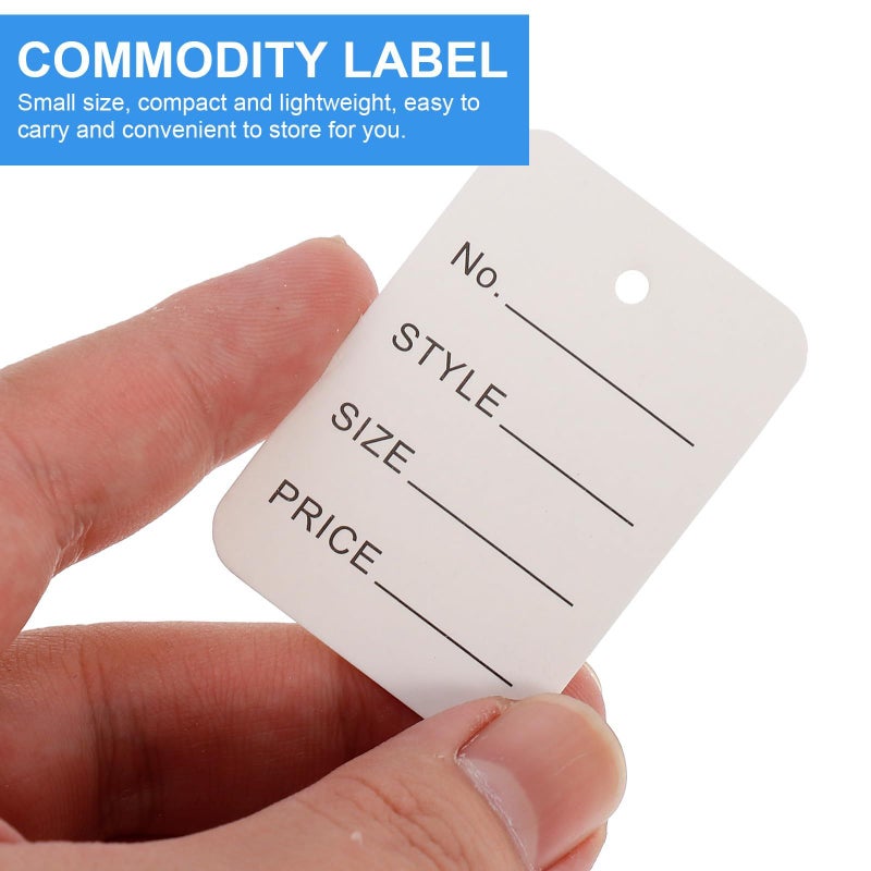Hanging Price Tags For Clothes Hats Shoes 1000pcs 3 5x5cm Paper Labels - Image 5
