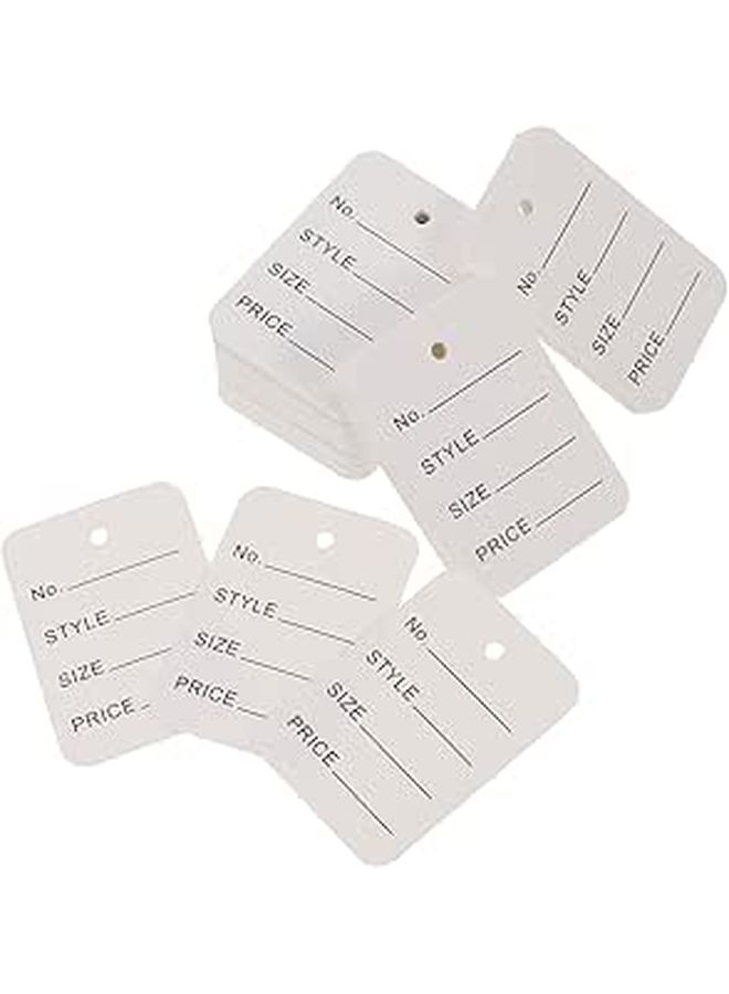 Hanging Price Tags For Clothes Hats Shoes 1000pcs 3 5x5cm Paper Labels - Image 1