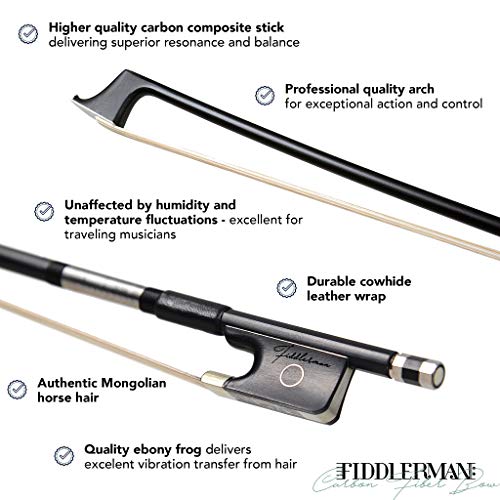Fiddlerman Carbon Fiber Viola Bow - Image 2