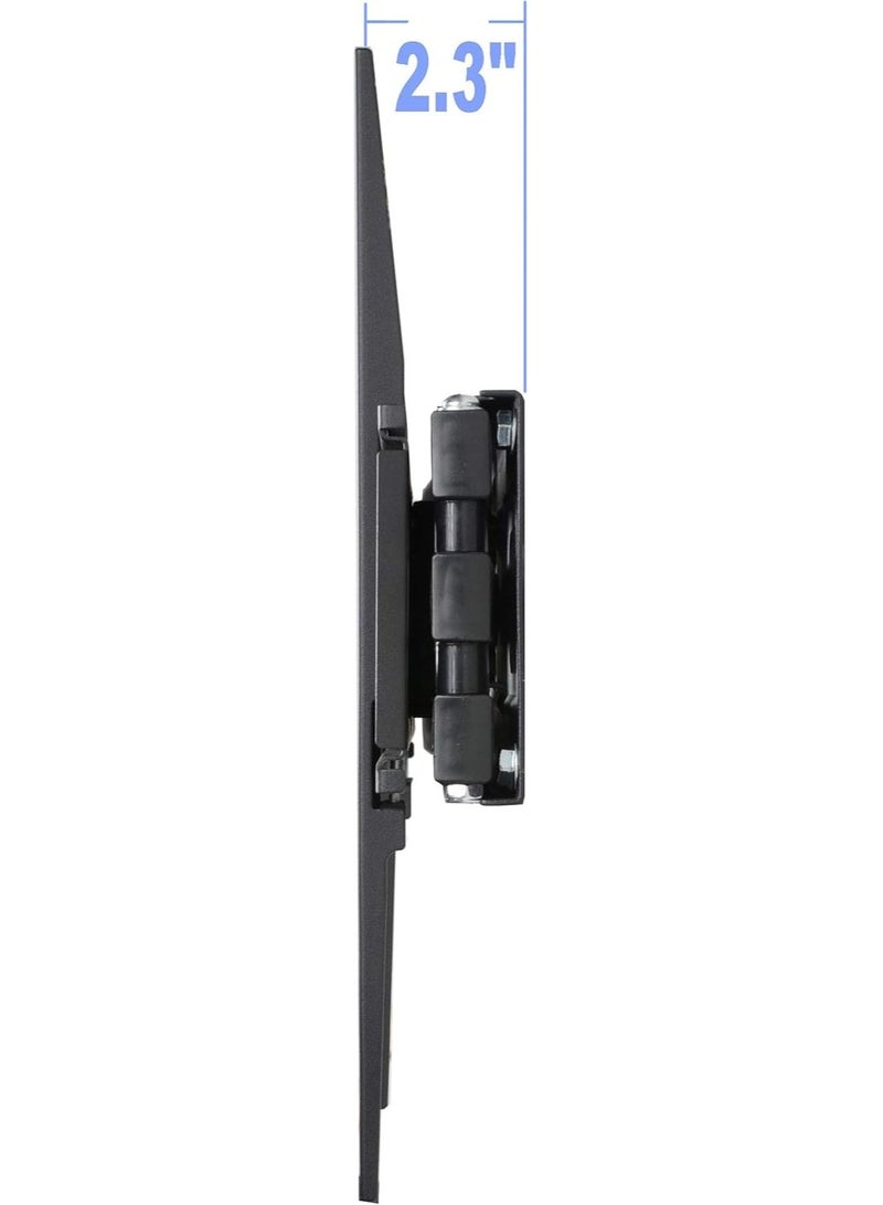 TIGER حامل تلفاز جداري للأجهزة من 32'' إلى 65'' LED، LCD، OLED، UHD بلازما – حركة كاملة، ميل وتدوير، ذراعين متحركتين، امتداد 14''، VESA 400x400mm، سعة 100lbs، WR9 - Image 2