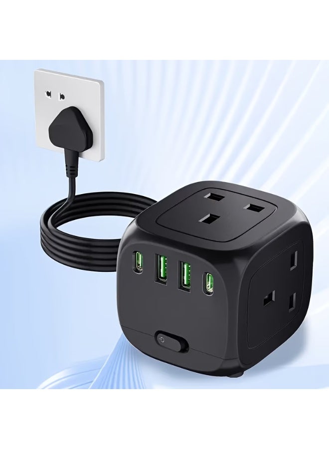 FUDIYA The New Multifunctional Cube-Shaped Socket Is Suitable for Travel, Home, And Office Use - Image 1
