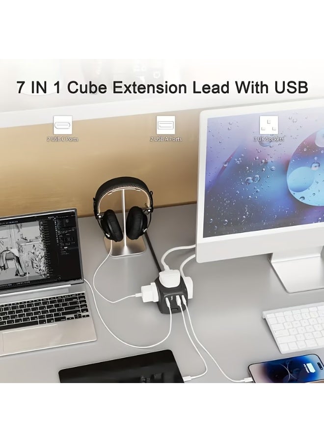 FUDIYA The New Multifunctional Cube-Shaped Socket Is Suitable for Travel, Home, And Office Use - Image 4