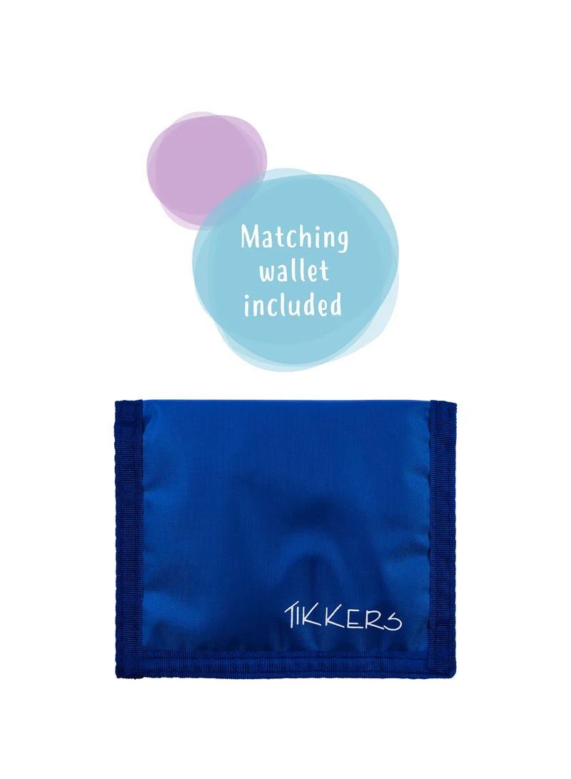 Tikkers Tikkers Kids Blue Football Time Teacher Watch and Wallet Set - ATK1090