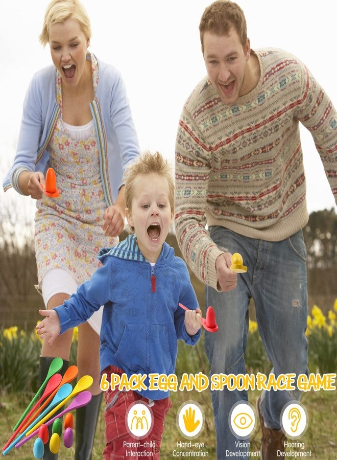 Yunsailing 63 Pcs Carnival Outdoor Games Set for Kids Include Animal Bean Bag Toss Plastic Cones Bean Bags Ring Toss Egg and Spoon Race, Field Yard Lawn Outdoor Game, Gift for Birthday Party - Image 5