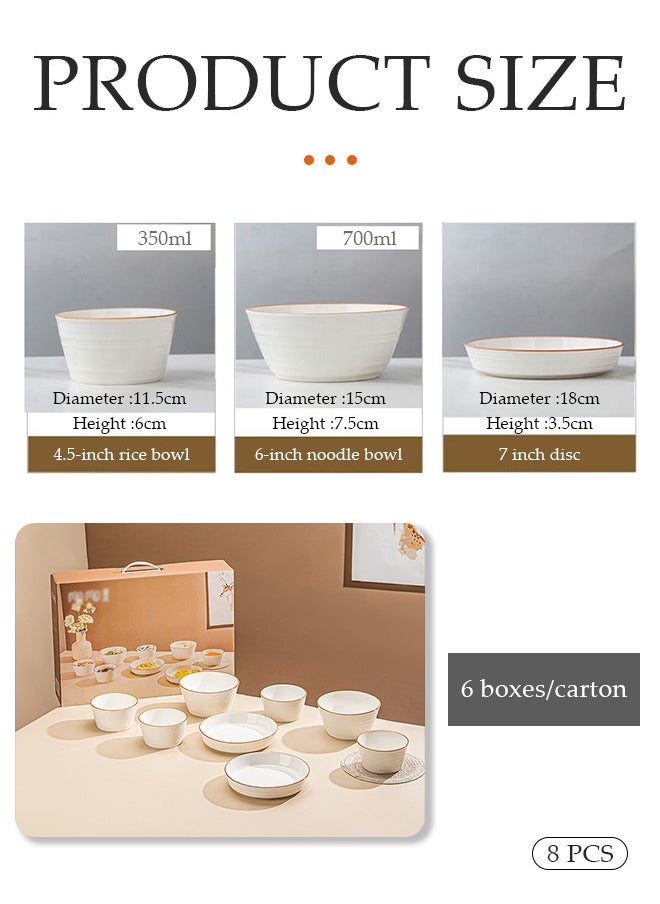 DUNISO Home Tableware Set High Quality Porcelain Tableware Set Microwave & Dishwasher Safe-Classic Dinnerware Set  great for Oven and Dishwasher and Microwave Safe ﻿  - Image 2