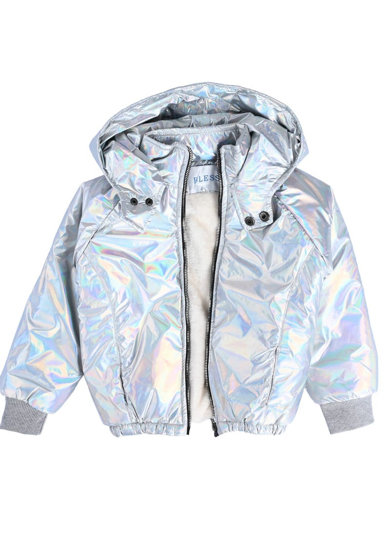 TOTSA - Girls Silver Jacket - Image 1