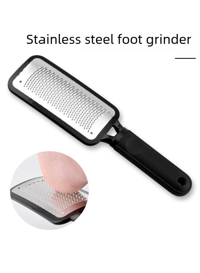 SPRING Spot Stainless Steel Foot Rubbing Board Foot Scrub Tool Foot Repair Board File Calluses Pedicure Pedicure To Remove Dead Skin Grinding Stone - Image 2