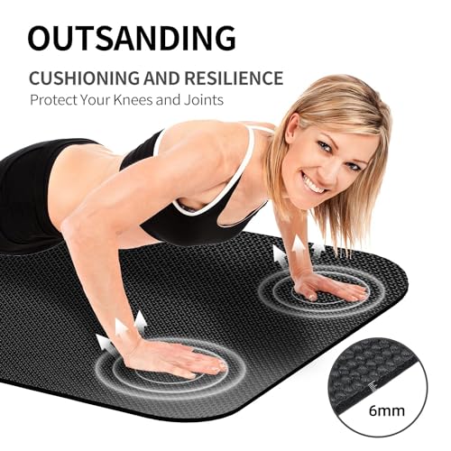 EVEME Treadmill Mat,Bike Mat Compatible with Peloton Bike Elliptical Treadmill,Folding Pad Exercise Equipment Under Exercise Trainer Pad for Stationary Indoor Spin - Image 5