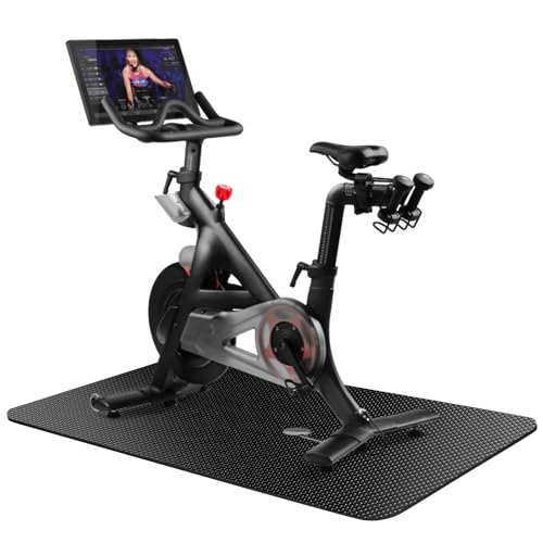 EVEME Treadmill Mat,Bike Mat Compatible with Peloton Bike Elliptical Treadmill,Folding Pad Exercise Equipment Under Exercise Trainer Pad for Stationary Indoor Spin - Image 3