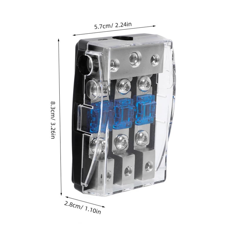 Car Audio Fuse Holder Block 12V 30A Way Durable Easy Installation Circuitry - Image 3