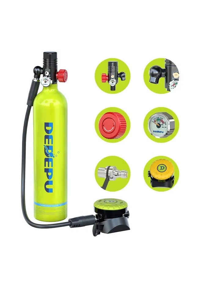 DEDEPU Full scuba diving set from dedepu 1liter Tank 20Minutes Under Water Easy Refill  - Image 4