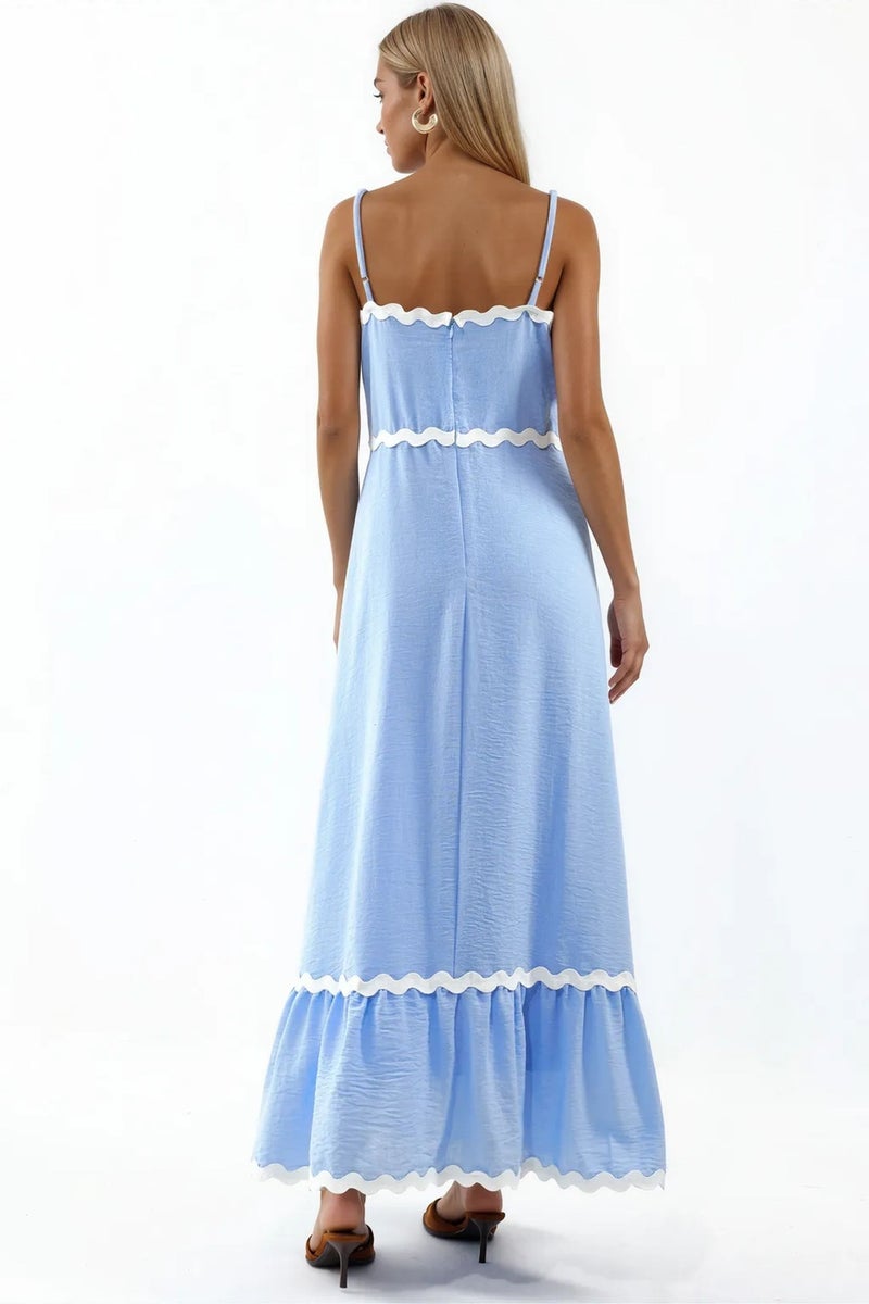 Jennyfer Strapless Linen Maxi Dress - Image 3