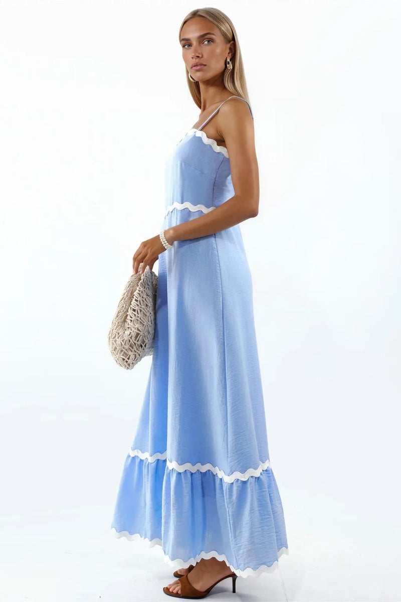 Jennyfer Strapless Linen Maxi Dress - Image 2