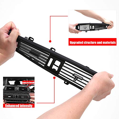 FEXON Front Air Grille AC Vent Replacement for BMW 5 Series Interior Central Dashboard Console Center Ventilation 520 523 525 528 530 535 550 F10 F18 2010-2016 - Image 5
