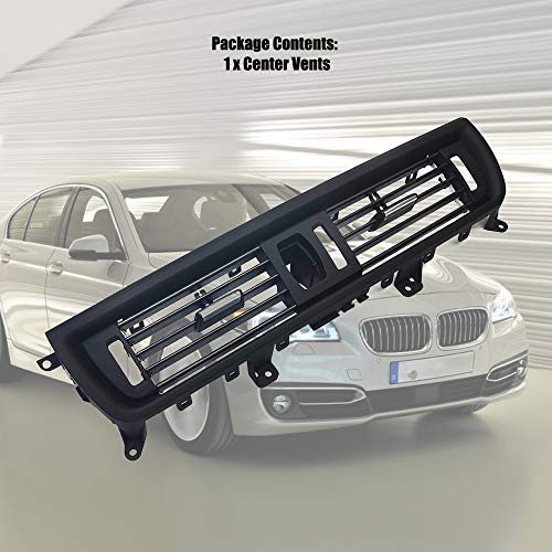 FEXON Front Air Grille AC Vent Replacement for BMW 5 Series Interior Central Dashboard Console Center Ventilation 520 523 525 528 530 535 550 F10 F18 2010-2016 - Image 3