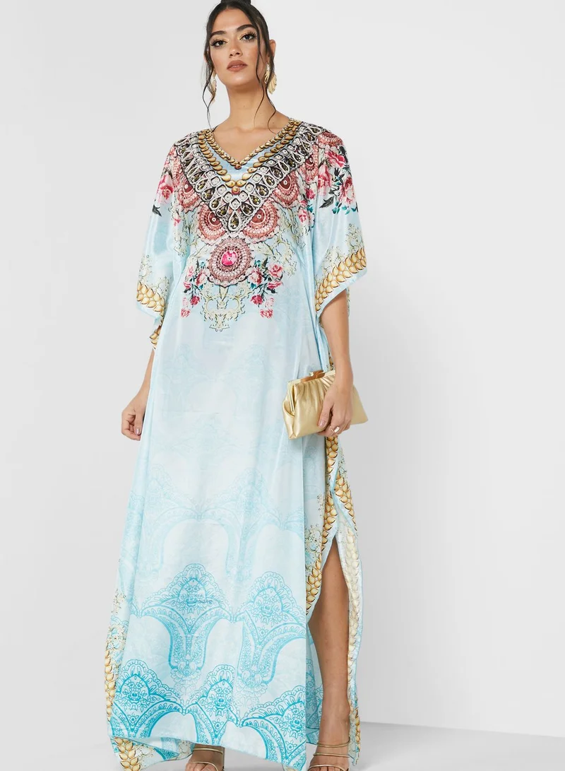 ARABIAN CLOSET Digital Print Oversized Kaftan