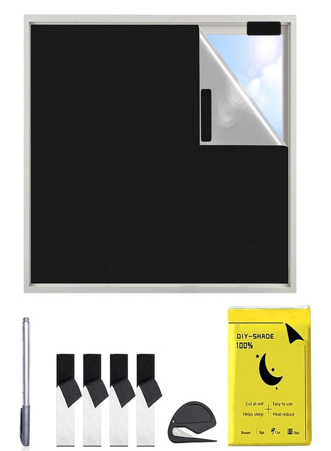 HASTHIP® Portable Blackout Shades Blinds for Windows - 118" x 57" Blackout Material for Perfect Sleep, Baby Nursery, Travel or Office Use - 100% Light and UV Blocking, Insulated Cooling Effect - Image 1