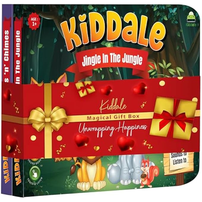 PACK OF 2 RHYMES BOOK| 8 CLASSICAL AND 16 WILD ANIMAL NURSERY RHYMES|28 SOUNDS EACH |INTERACTIVE TOUCH N PLAY SOUND BOOK|BEST GIFT WITH MUSICAL LEARNING FOR 1-3 YEARS|SING ALONG BOOKS - Image 1