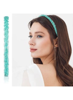 Mtlee MTLEE 6 Pieces Beaded Headbands for Women Sparkly Crystal Beaded Hair Hoop Hairbands Multiple Color Hair Accessories Head Bands Christmas Gift(Bright Colors)  - Image 4