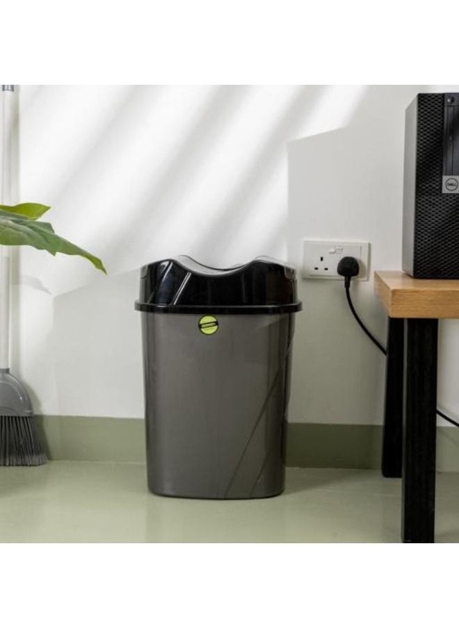 Royalford - 8.5-Litre Trash can, Countertop trash can Coffee Area Plastic Dorm room essentials, Bathroom trash can, small waste basket, trash bin for Office & Home, Kitchen, Bedroom, Living room - Image 1