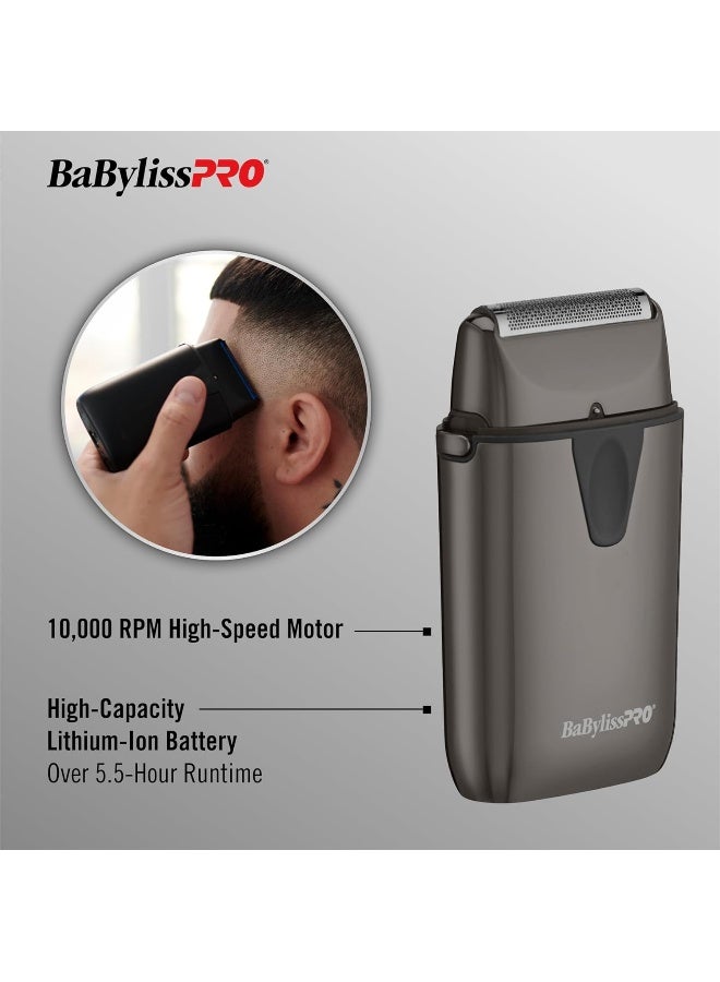 BaBylissPRO UVFOIL Single Foil UV-Disinfecting Metal Shaver - Image 5