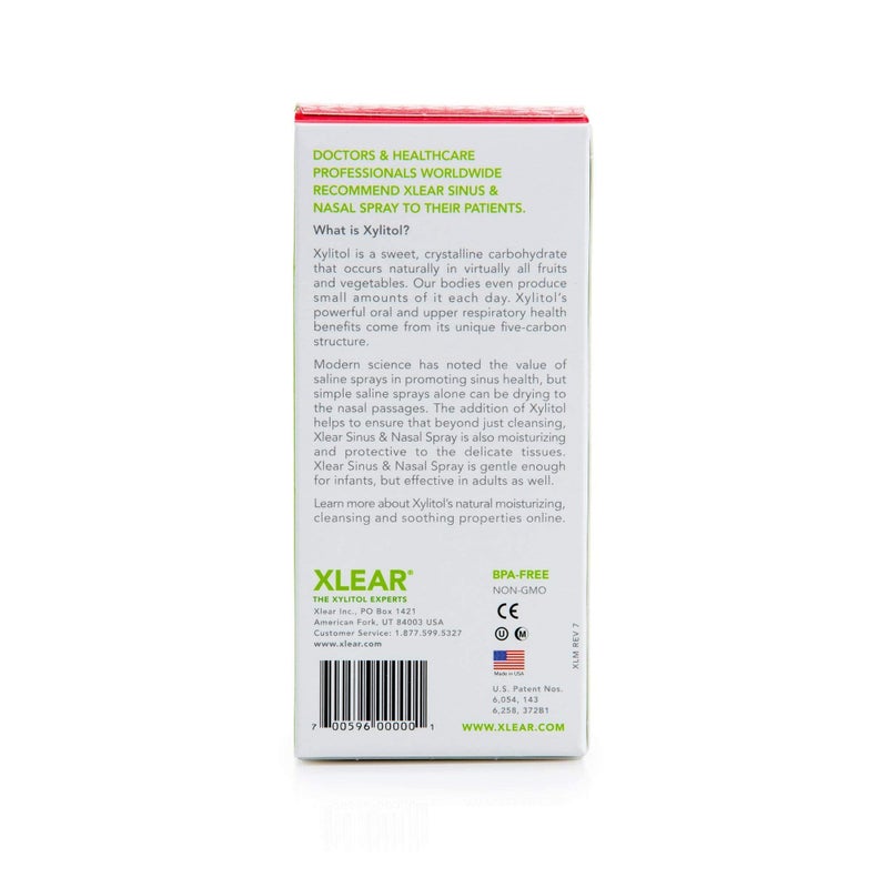 Xlear Natural Nasal Spray with Xylitol, 1.5 fl oz (Pack of 1) - Image 3