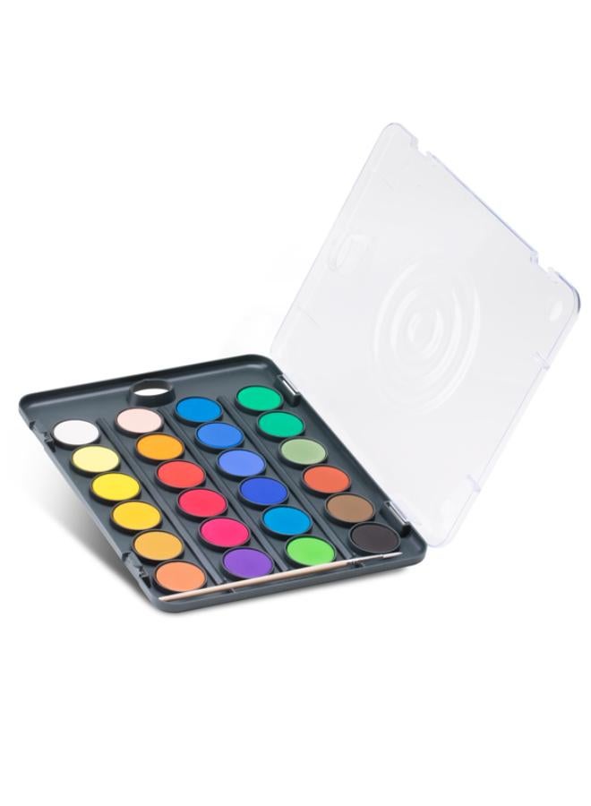 بريمو حزمة من 24 مجموعة أقراص بألوان مائية دقيقة - Image 1