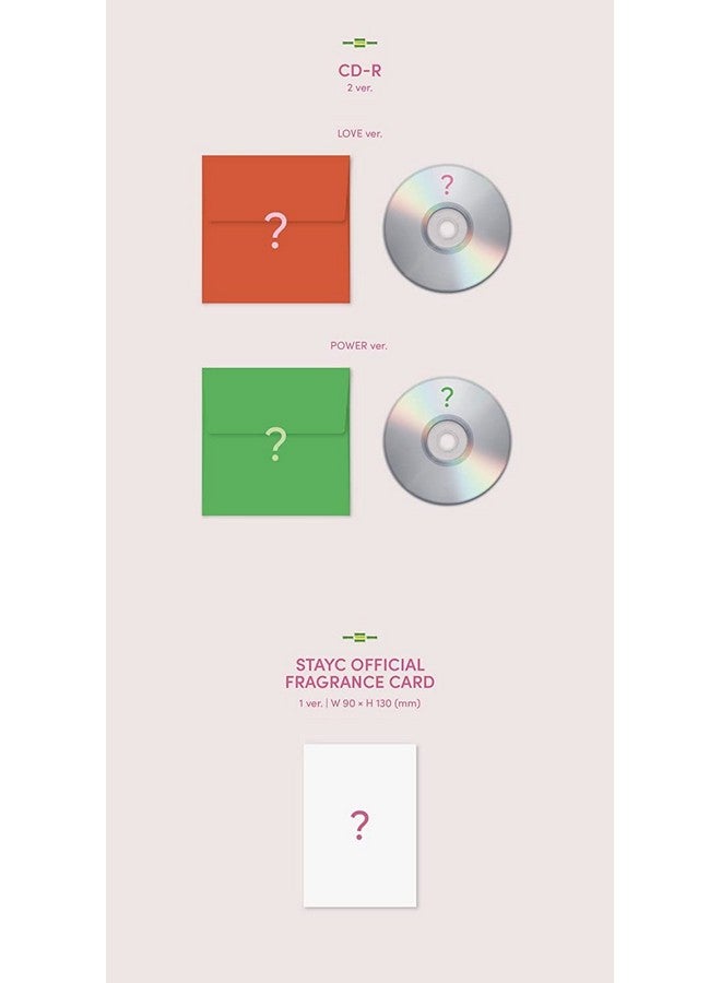 دريموس ألبوم Dreamus STAYC -WE Need Love [Love ver.] (الألبوم الفردي الثالث) + مزايا الطلب المسبق المحدودة + هدية ثقافية كورية (ملصقات زخرفية، بطاقات صور) - Image 4