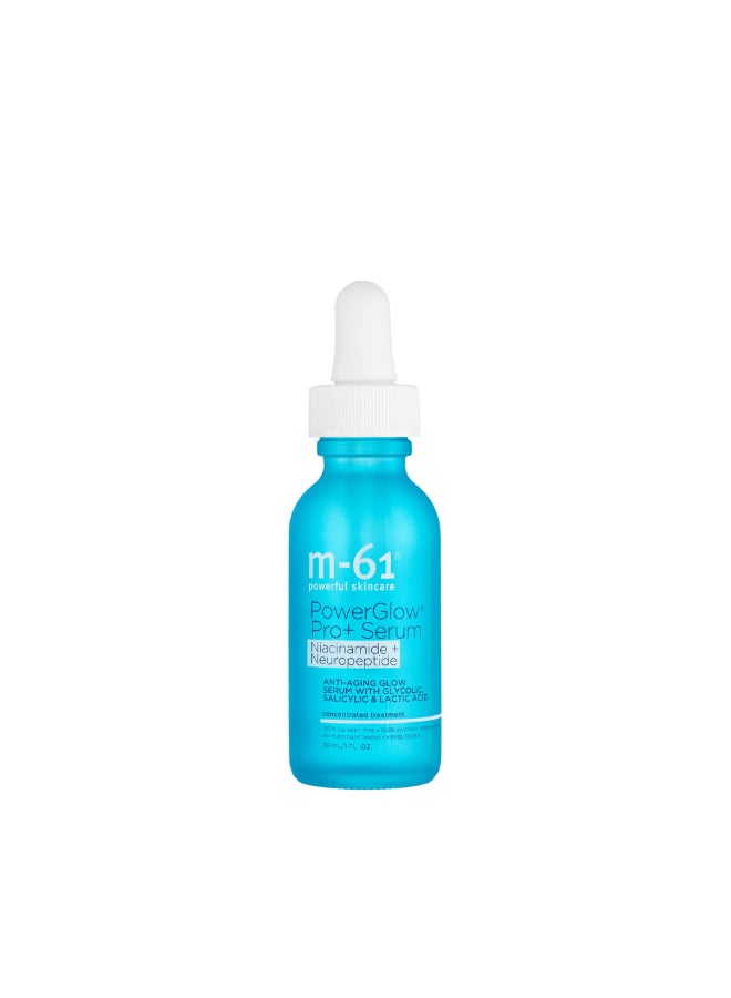 M-61 m61 PowerGlow Pro Serum  Resurfacing Serum With Niacinamide Neuropeptides and Powerful BHAsAHAs For Even Radiant Skin Dermatologist Tested With Clinical Trial Results  1 Fl Oz - Image 2
