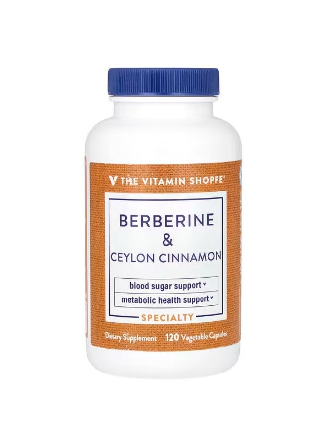 ذا فيتامين شوب متجر الفيتامينات، بربارين وقرفة سيلان، 120 كبسولة نباتية