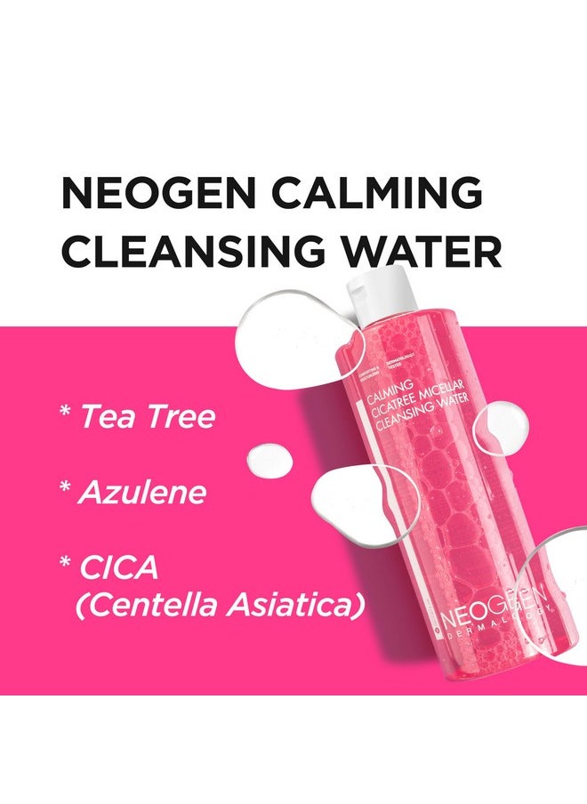 DERMALOGY by NEOGENLAB NEOGEN Calming Cleansing Water Cica Tree Micellar 13.52oz(400ml) for Sensitive Skin/Korean Skin Care/K-Beauty  - Image 2