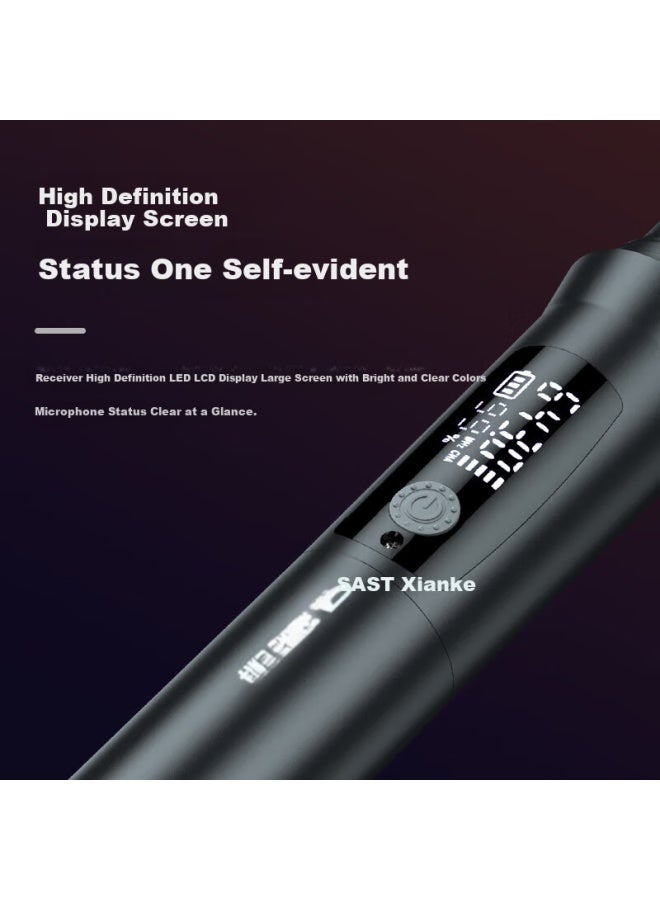 Sast Dual Wireless Microphone System, Uhf Range, Professional Karaoke Microphone For Home Ktv Singing, Conference Hosting, And Professional Microphone For Ktv Sound System - Image 3