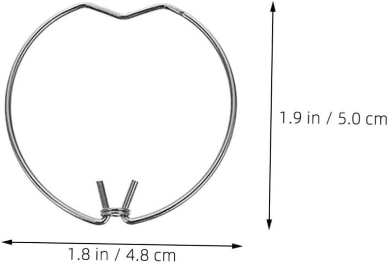 ABOOFAN 10Pcs Recessed Light Retaining Clips Secure Spring Clip Rings for Spotlight and Downlight Installation Modern Design for Aesthetic Appeal - Image 2