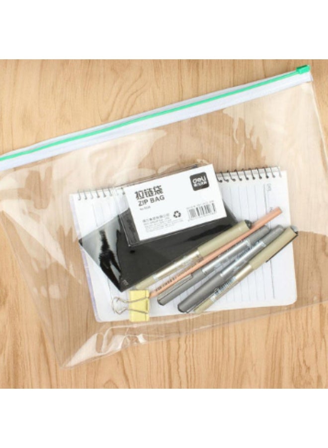 DELI CLASIC ZIP BAG 5526 12 PIECES GREEN - Image 1