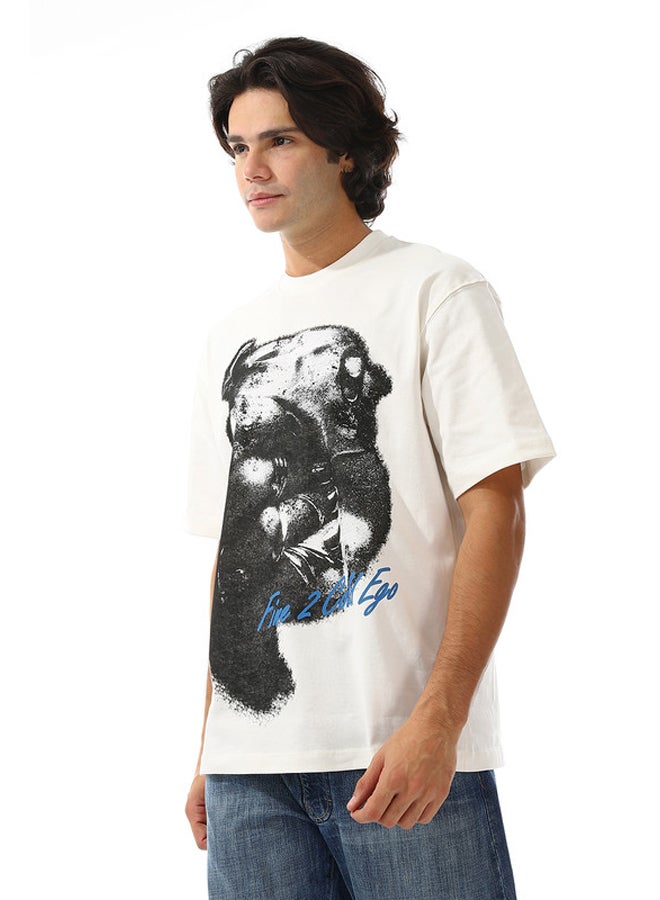 WHITE RABBIT Printed Short Sleeves T-shirt - Image 2