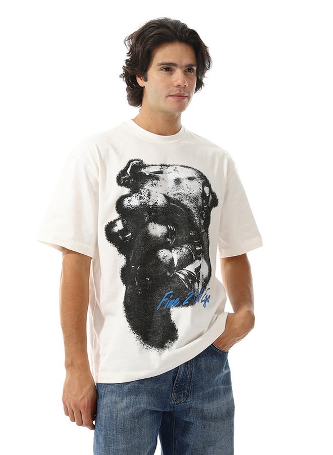 WHITE RABBIT Printed Short Sleeves T-shirt - Image 1