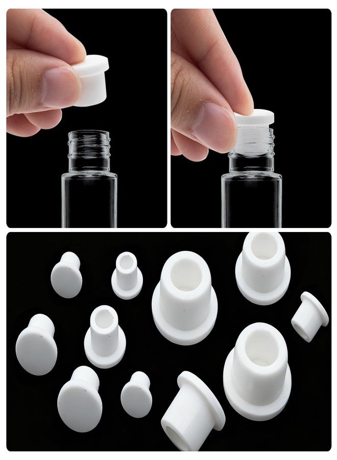 KCMOSGI 30 Pcs Salt and Pepper Stoppers Plugs, 6 Sizes of Silicone Plugs, Reusable Silicone Salt And Pepper Stoppers for Secure Seal on Various Containers (8/9.5/11.5/12.5/13.5/15 mm) - Image 4