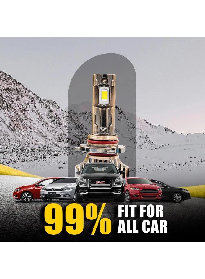 توبيز مصباح أمامي LED للسيارة من Tobys LX 60 قطعتين أصلي 60 واط/القطعة، قوة 6000 لومن/القطعة، بدرجة حرارة لون 6500 كلفن - 9005 - Image 5