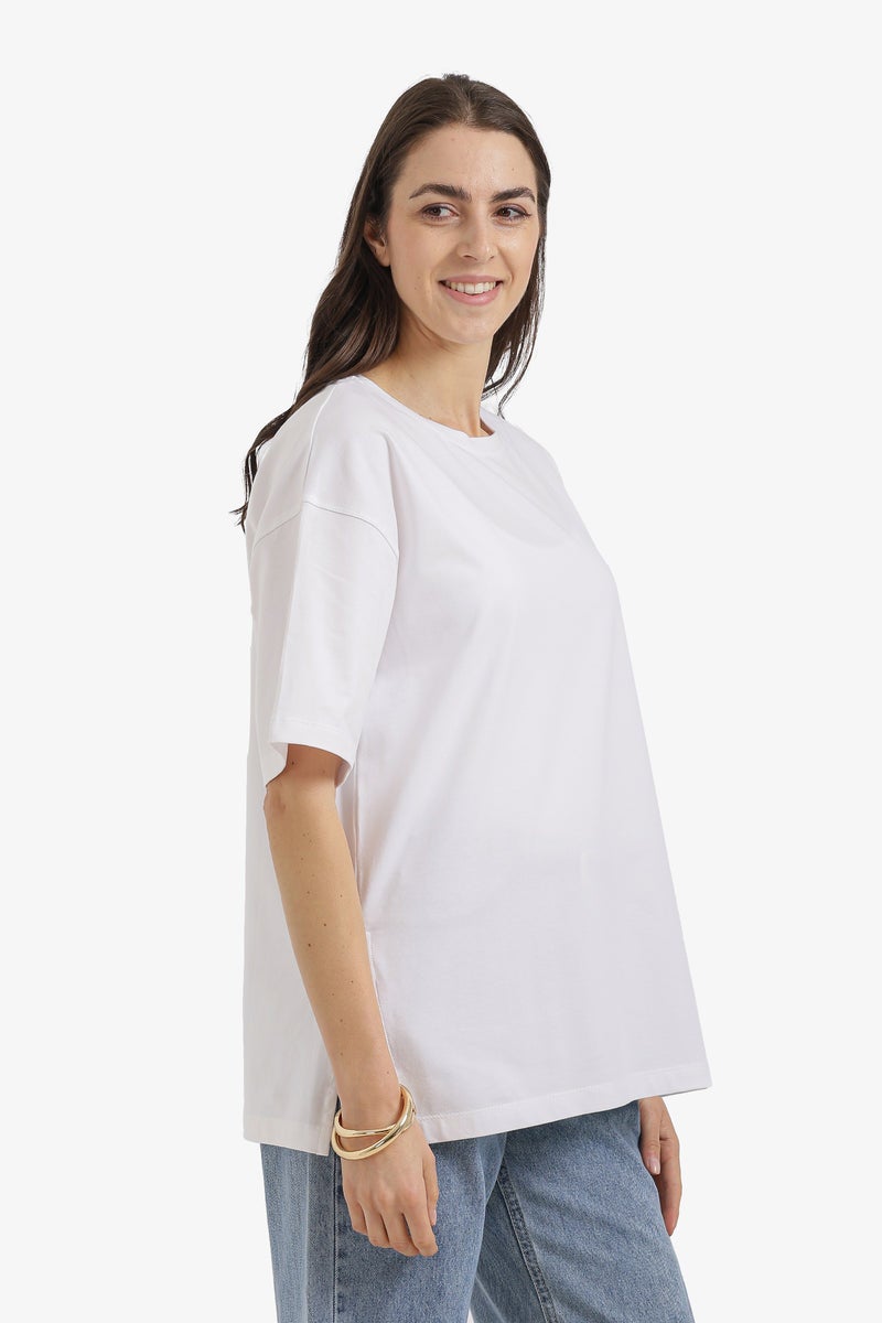 Carina Oversized Crew Neck T-Shirt - Image 3
