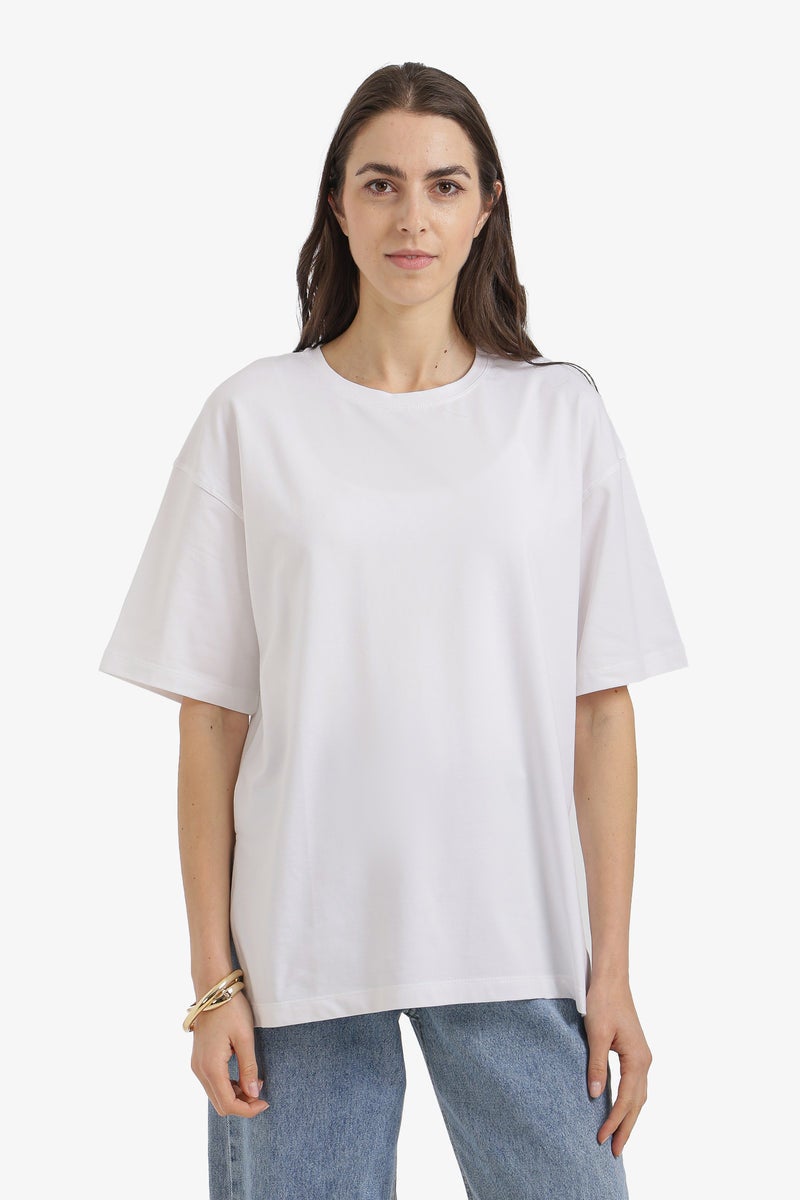 Carina Oversized Crew Neck T-Shirt - Image 1