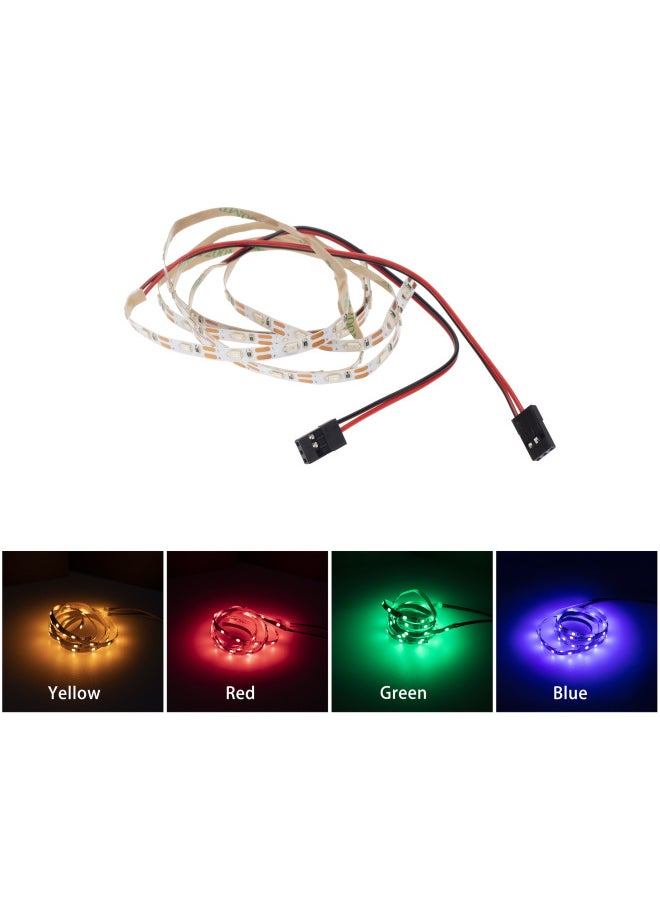 Generic - Remote Control LED Light Bar For RC Fixed Wing Aircraft AR Wing Drone Model Car Truck-Color:Green - Image 1